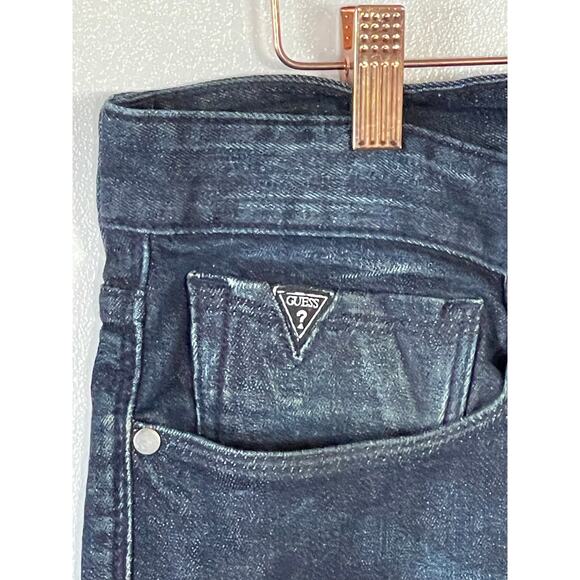 Guess Slim Tapered Blue Jeans 36 x 30 Men's - Picture 6 of 9
